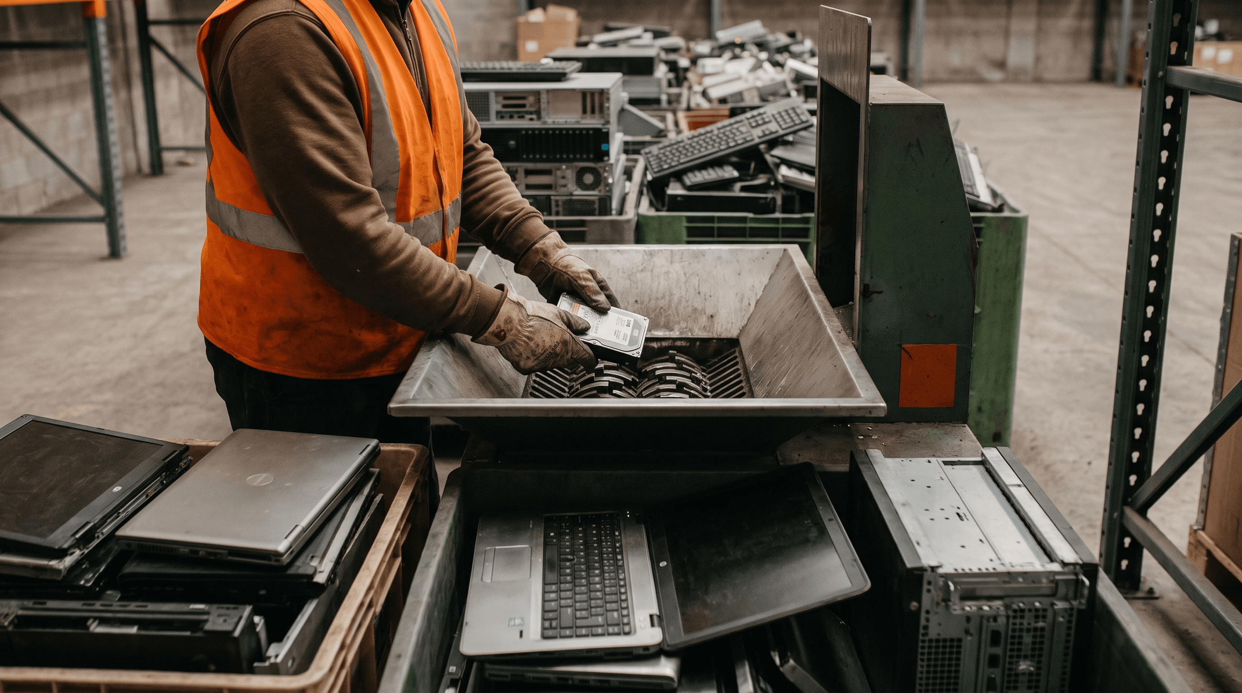 IT assets being disposed of securely